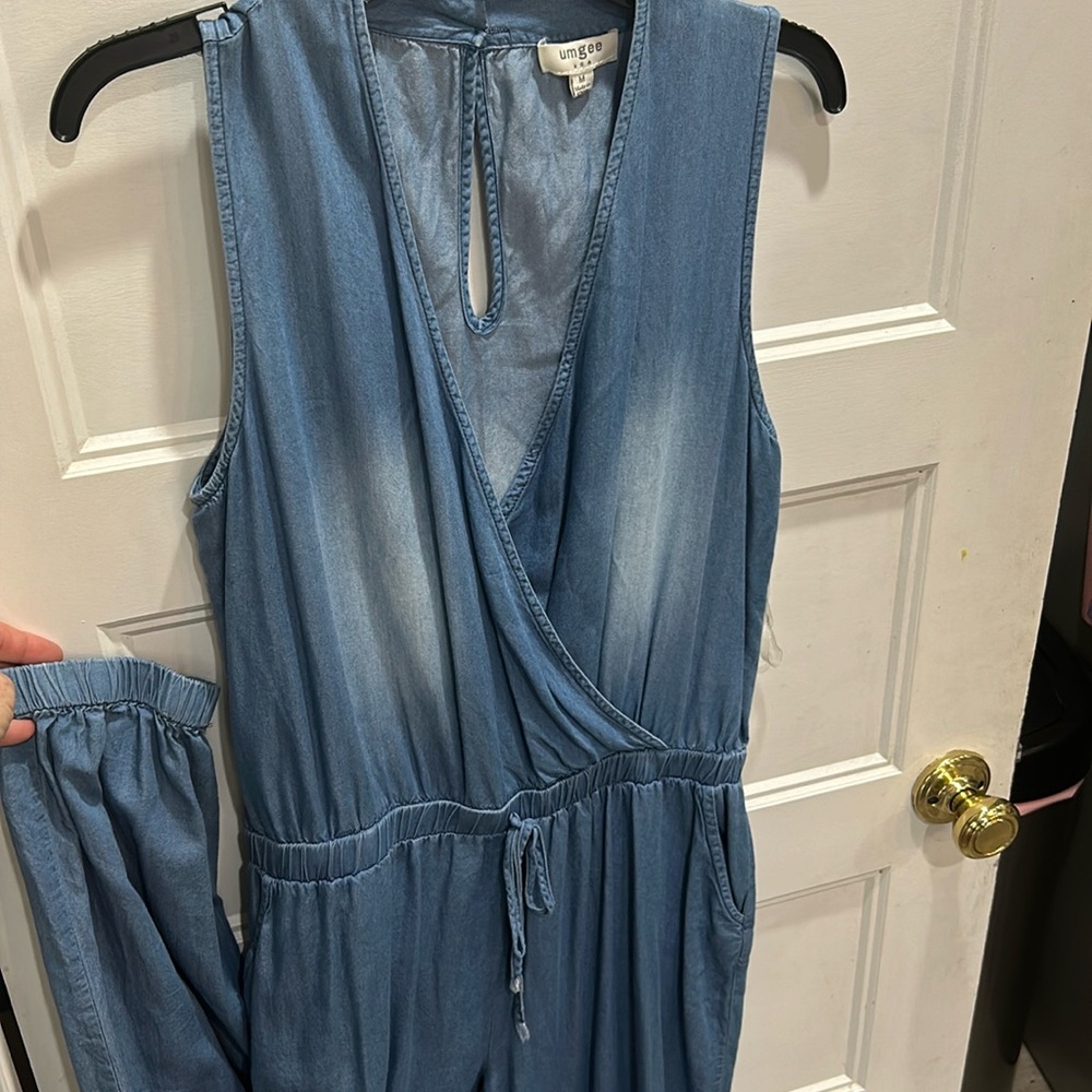 Umgee denim jumpsuit